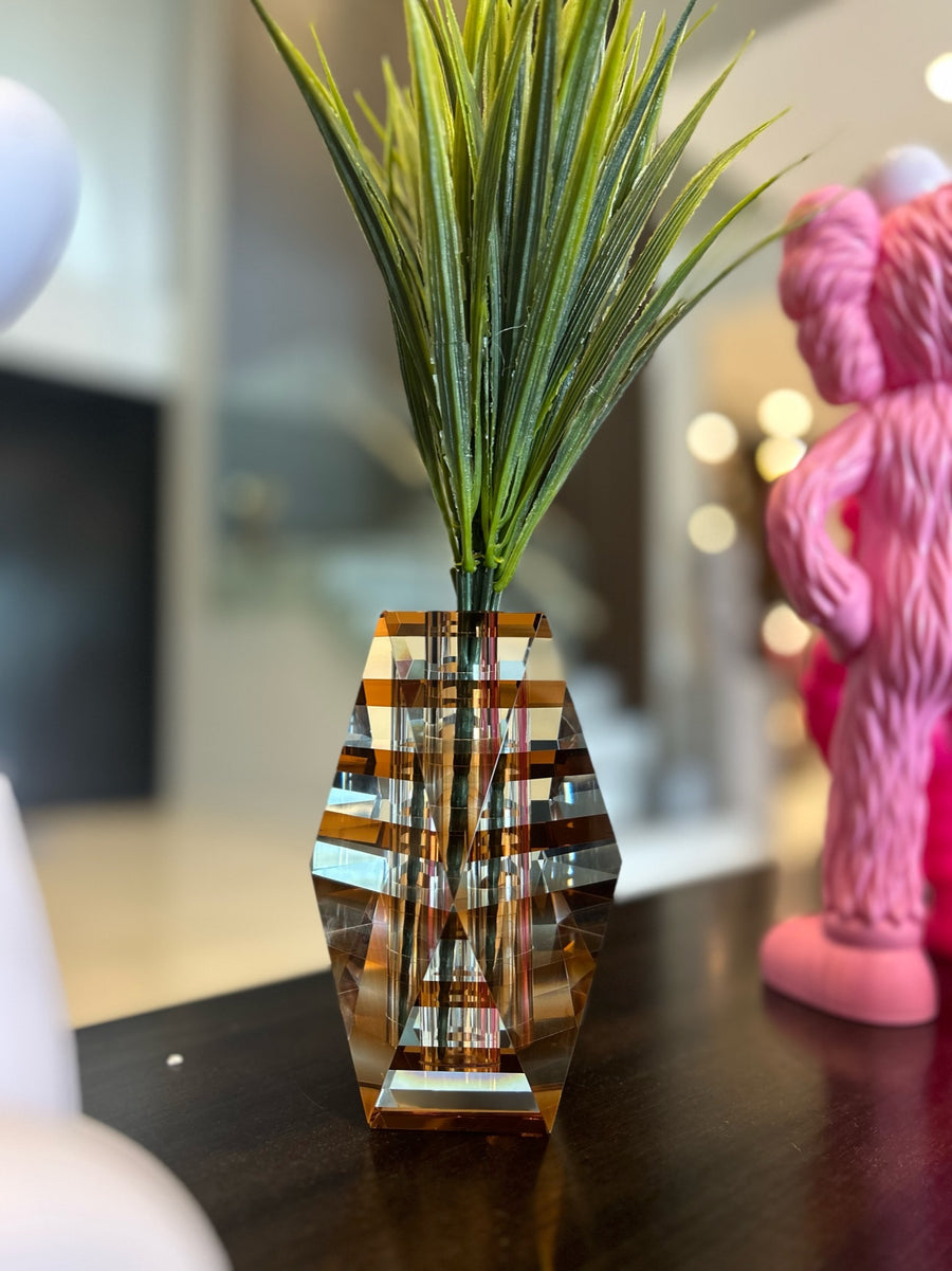 Stripes Glass Vase