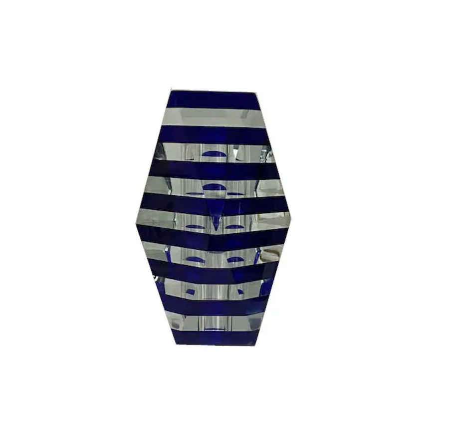 Stripes Glass Vase