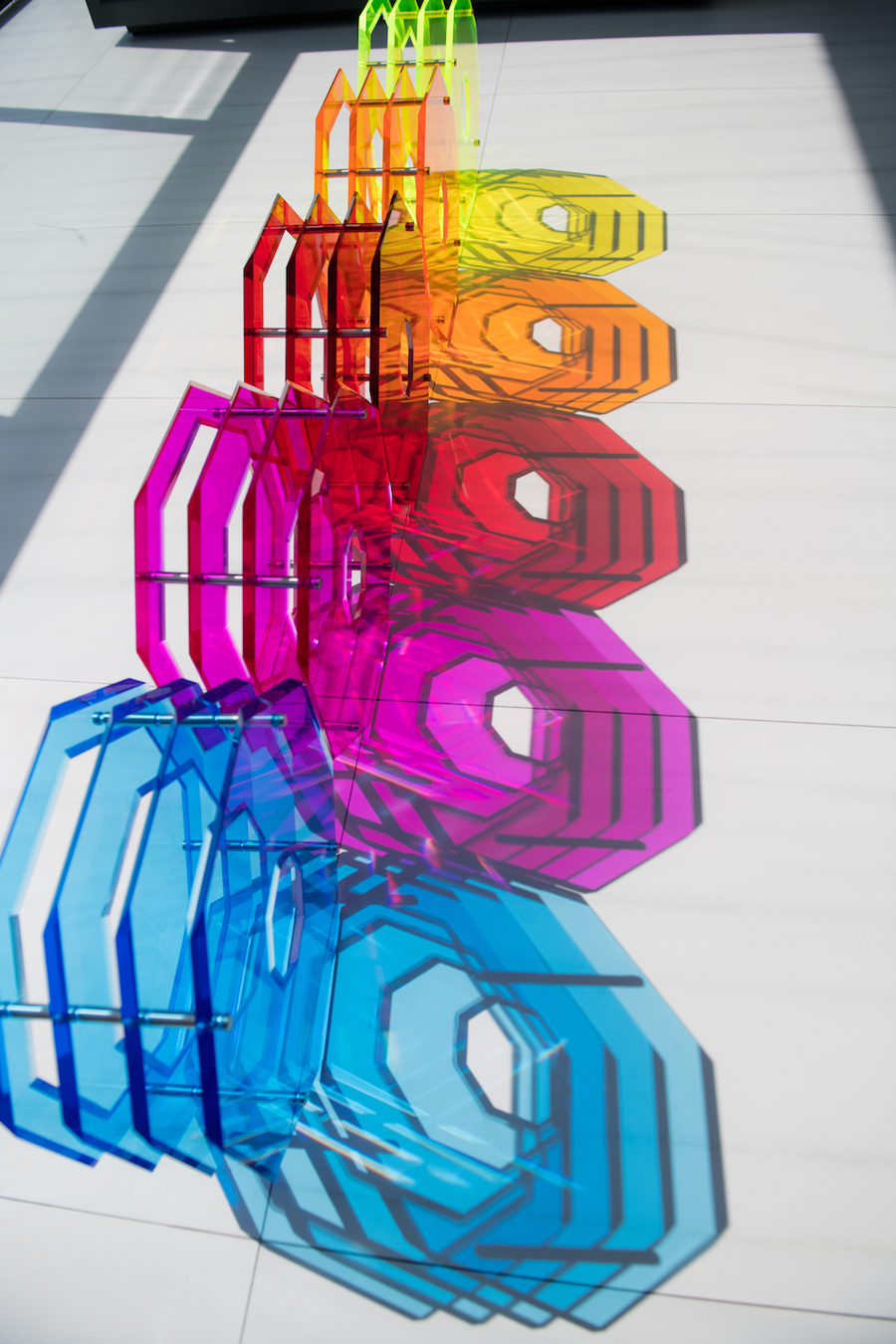 Octagonal Sculpture | Blue